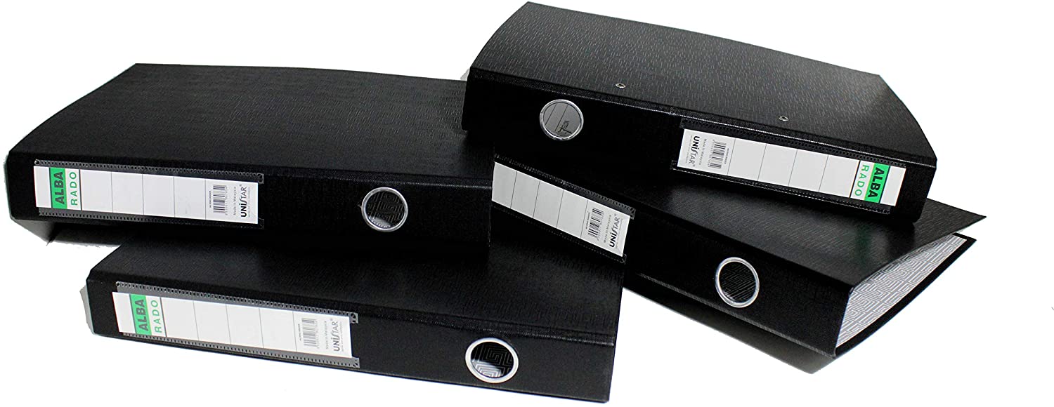 Alba Rado 2 Ring Binder Box File Black Colour 50 PCS