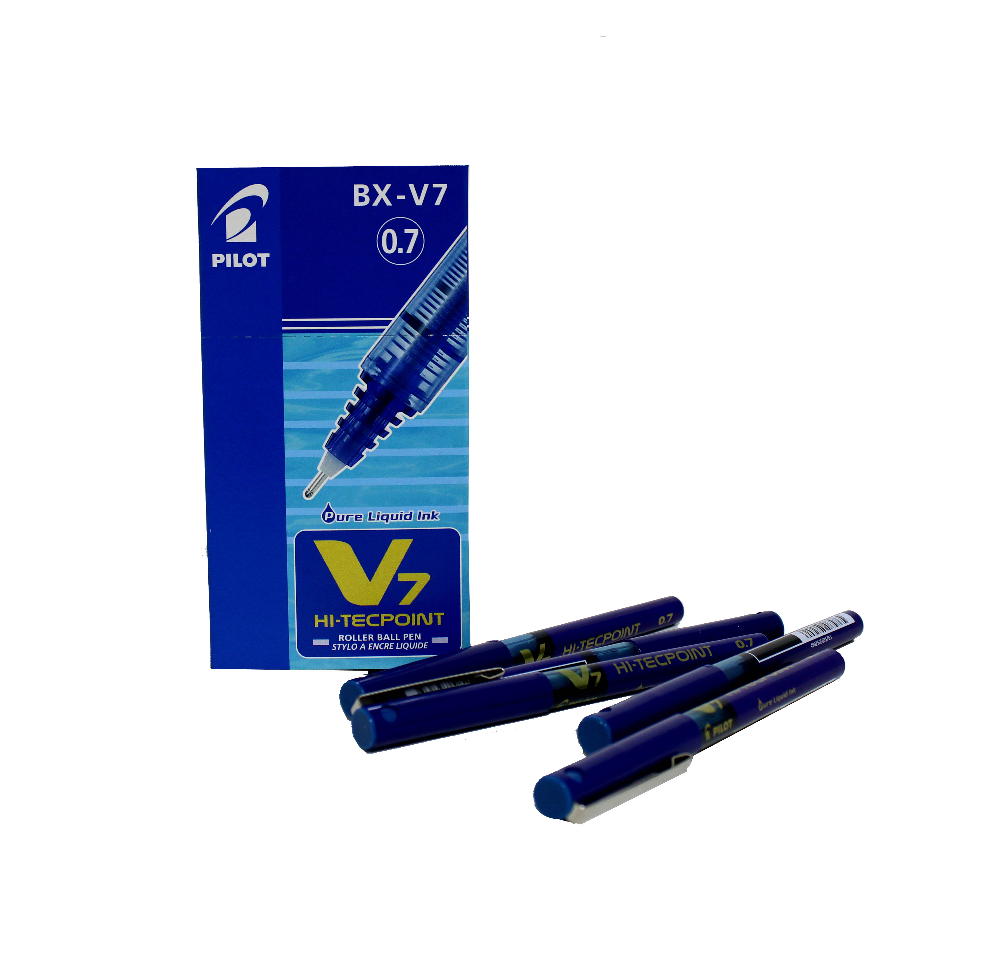 Pilot V7 Hi-Tecpoint V7 Roller Ball Pen 0.7MM Blue