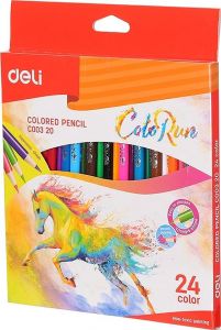 Deli Colour Pencil 24clr