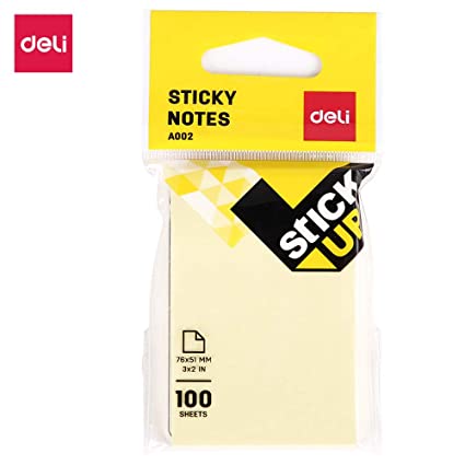 Deli Sticky Notes2*3 Yellow A00252