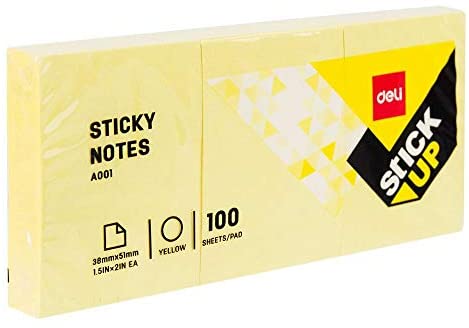 Deli Sticky Notes 1.5*2 1*3INCH A001