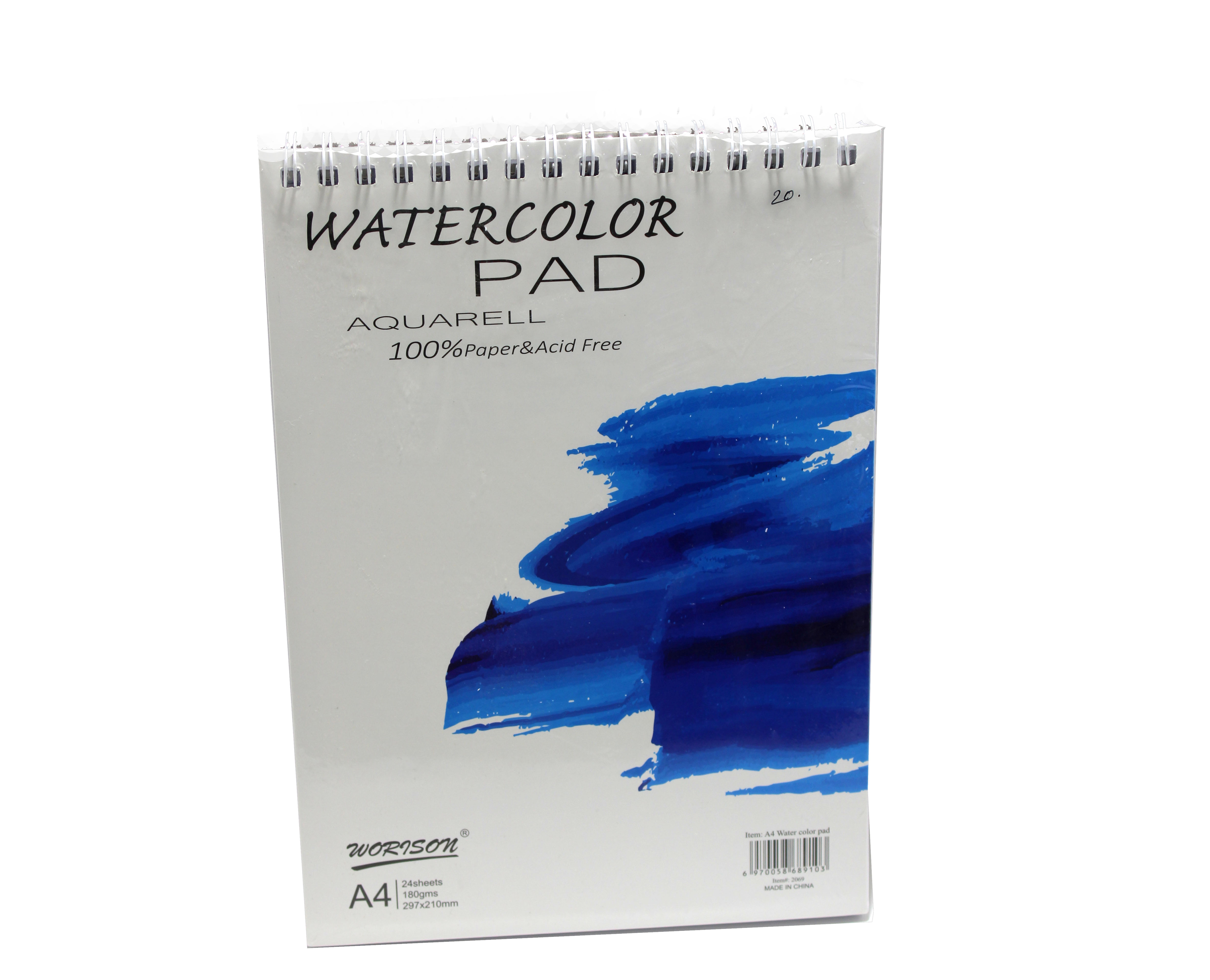 WORISON WATER COLOR PAD A3 SIZE 180 G 24 SHEETS