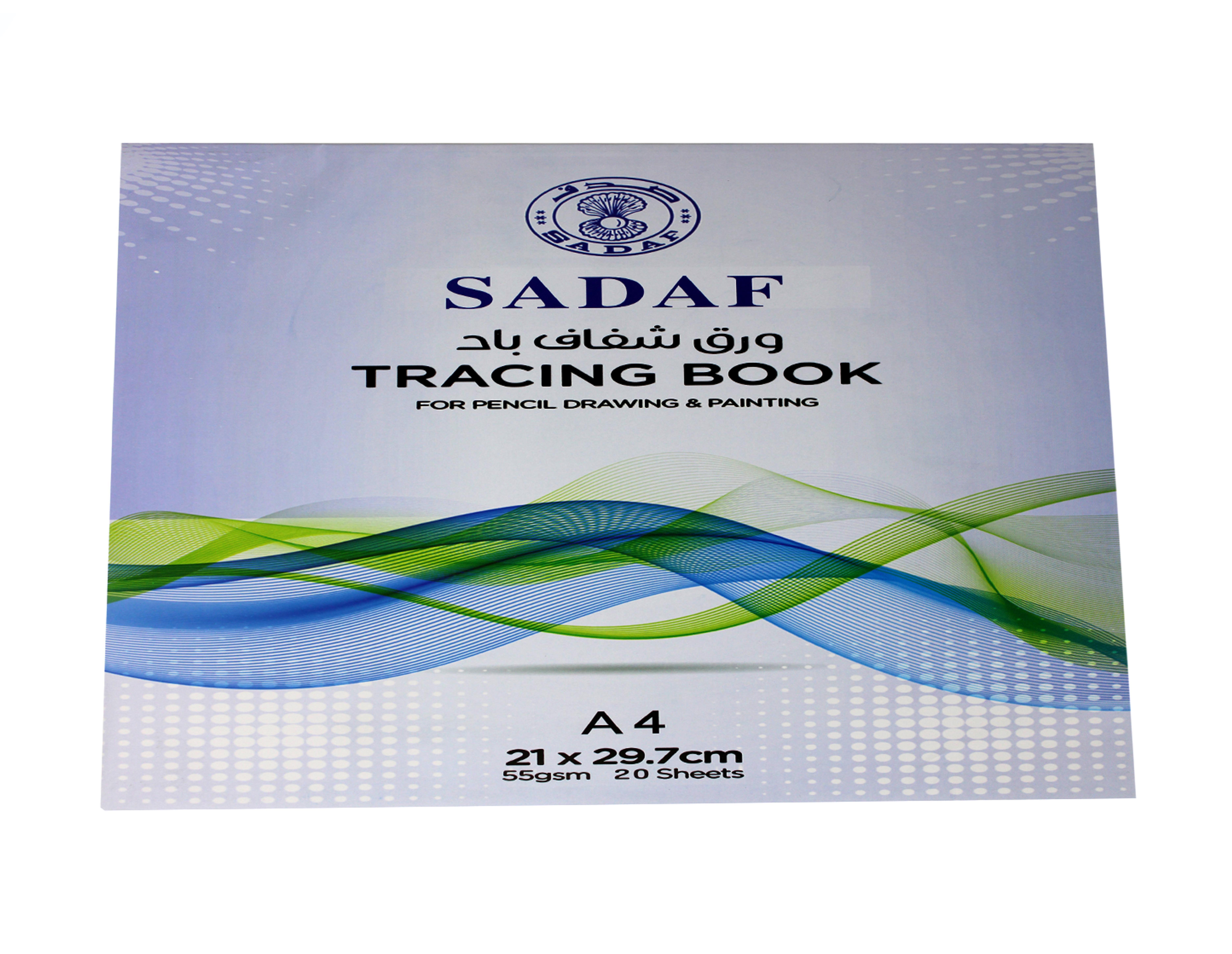 SADAF TRACING BOOK A4 SIZE FOR PENCIL DRAWING AND PAINTING(210*297MM) 21*29.7CM 55GSM 20 SHEETS