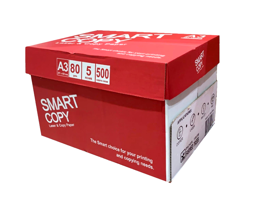 A3 Smart Copy Photocopy Paper 80gsm - (Box/5ream)