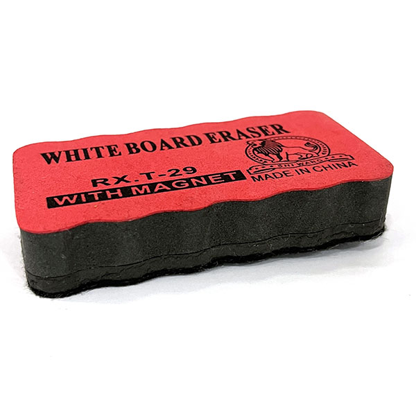 Whiteboard Eraser, Multicolor Color, with Magnet strips on back