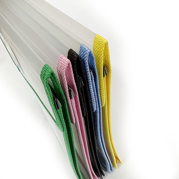 Plastic File Folder Expanding A4 Size Poly Envelope Folder Clear Portfolio Bag Document Holder for School Office Home (5 Colors)