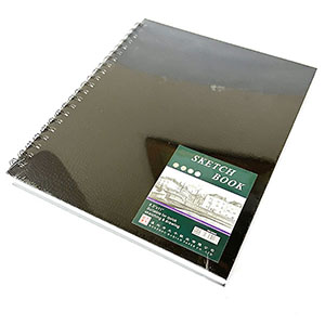 Artist Series Sketch Book Paper Pad, for Pencil and Charcoal, Acid Free, Hardbound, 8.5 x 11 Inch, 