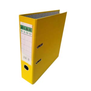 Alba Rado 2 Ring Binder Box File Yellow